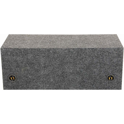 QPower Dual 12" Slot-Ported Heavy Duty Empty Woofer Box