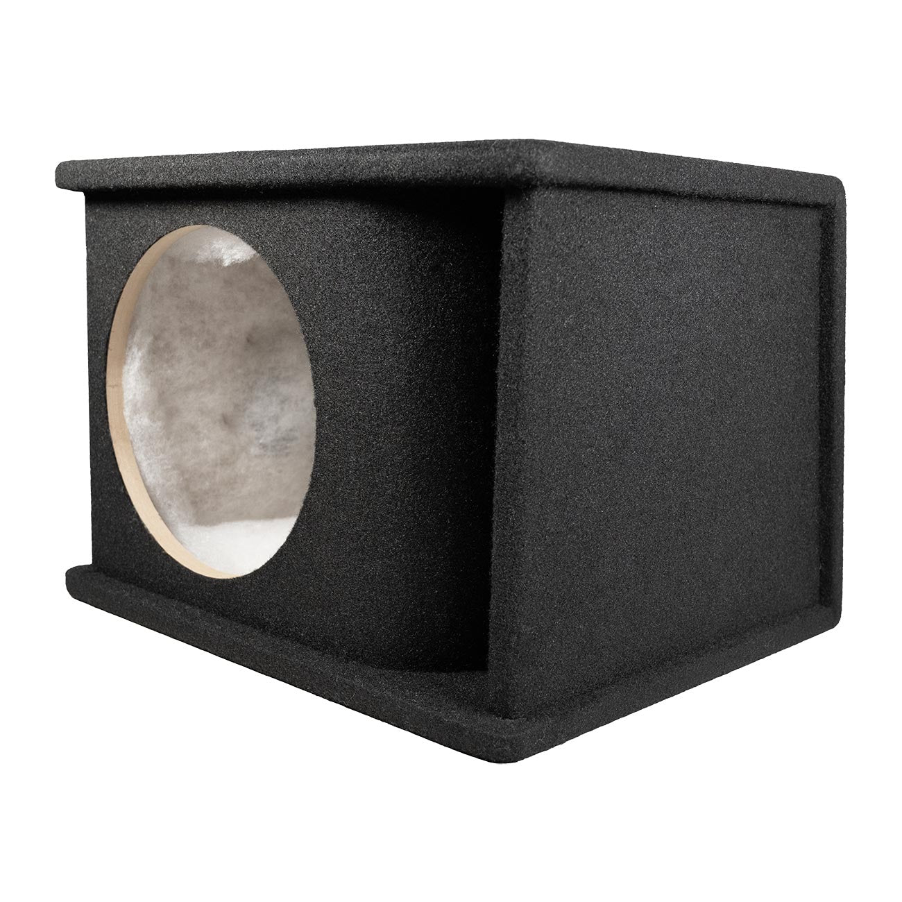 QPower Single 10″ Curved Vent Port Empty Woofer Enclosure