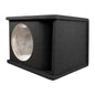 QPower Single 10″ Curved Vent Port Empty Woofer Enclosure