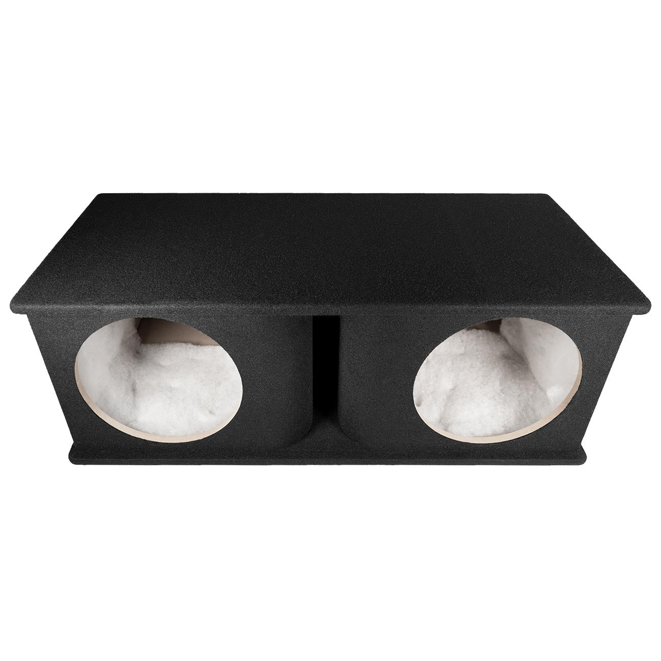 QPower Dual 12″ Curved Vent Port Empty Woofer Enclosure