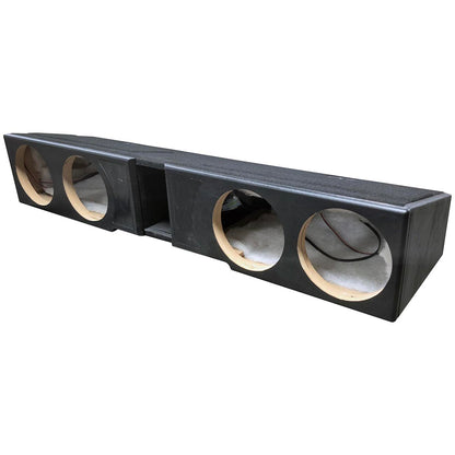 QPower QLUXE Chevy/GMC Crew Cab '07-'26 Ported (4) 8″ Empty Woofer Enclosure