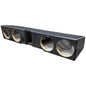 QPower QLUXE Chevy/GMC Crew Cab '07-'26 Ported (4) 8″ Empty Woofer Enclosure