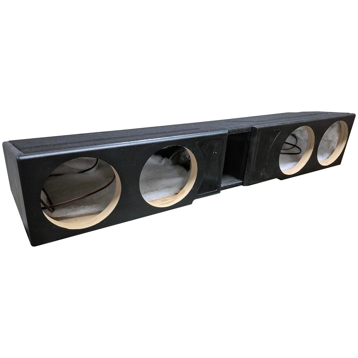 QPower QLUXE Chevy/GMC Crew Cab '07-'26 Ported (4) 8″ Empty Woofer Enclosure