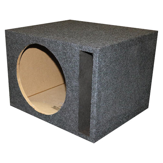 QPower Single 10â€³ Slot-Ported Vented Empty Woofer Enclosure