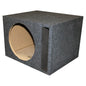 QPower Single 10â€³ Slot-Ported Vented Empty Woofer Enclosure
