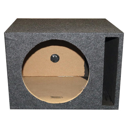 QPower Single 10″ Slot-Ported Vented Empty Woofer Enclosure