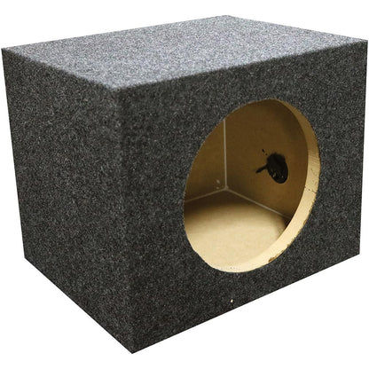 QPower Single 10″ Heavy Duty Sealed Empty Woofer Box