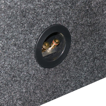 QPower Single 10″ Heavy Duty Sealed Empty Woofer Box