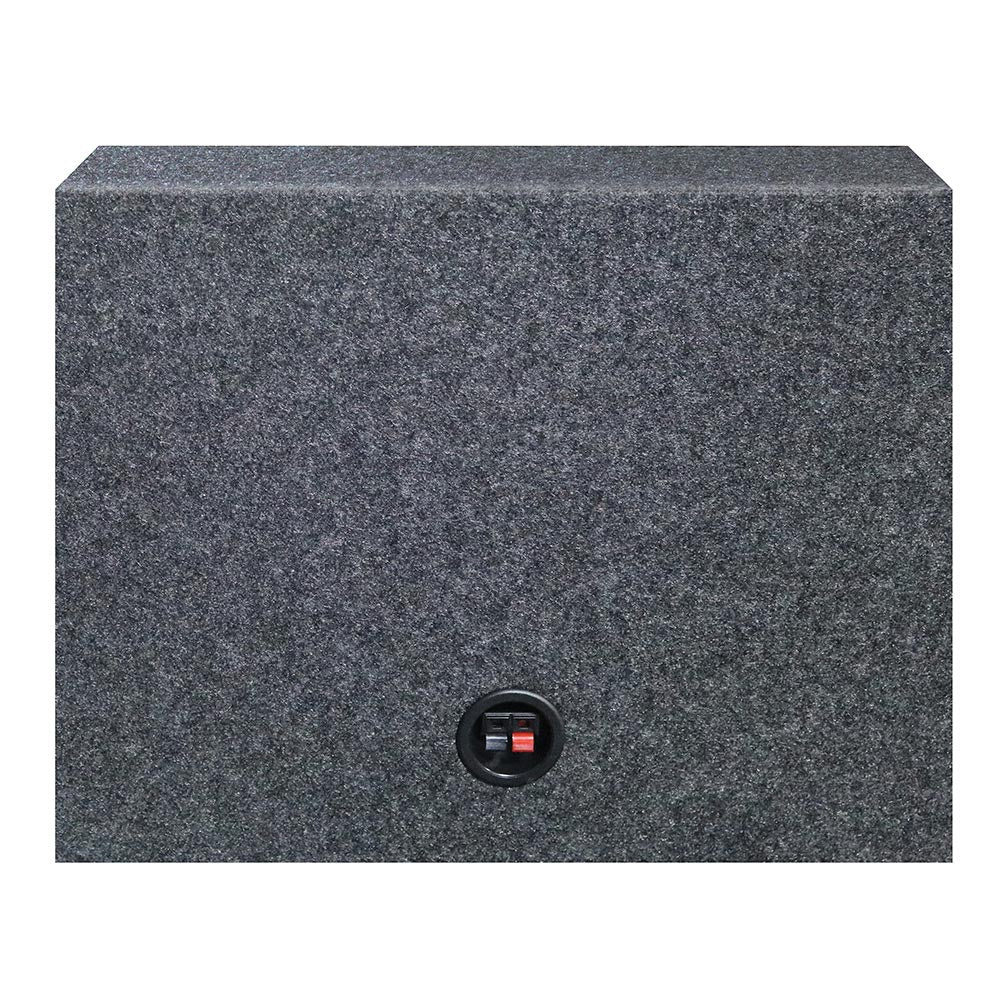 QPower Single 10″ Sealed Angled Empty Woofer Boxes (Pair)