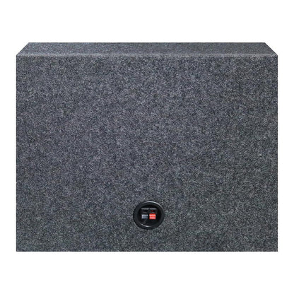 *TW12* EMPTY SPLIT WOOFER BOX ANGLE 12"; Mounts behind seat