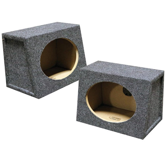 QPower Single 6x9" Sealed Empty Speaker Boxes (Sold in pairs)