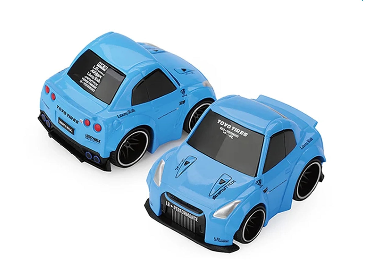 "QubeCarz" Series #2 Set of 3 pieces 1/64 Diecast Model Cars - Mini GT