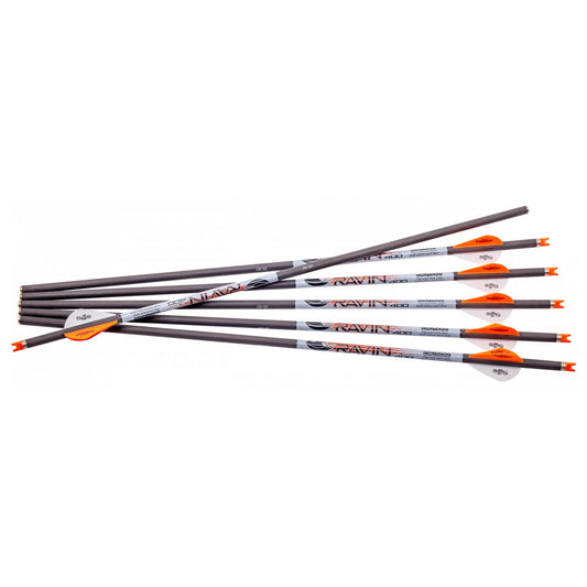 Ravin Premium Arrows 400 Grain Crossbow Arrows (6-Pack)
