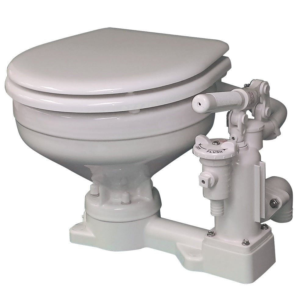 Raritan PH SuperFlush Manual Wtron Toilet Household Size Bowl