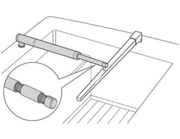 Raymarine 1in Pushrod Extensio