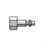 RBL Products Cock 'n Lock 612 Euro-Style/M-Style Ported Plug, 1/4 in, FNPT