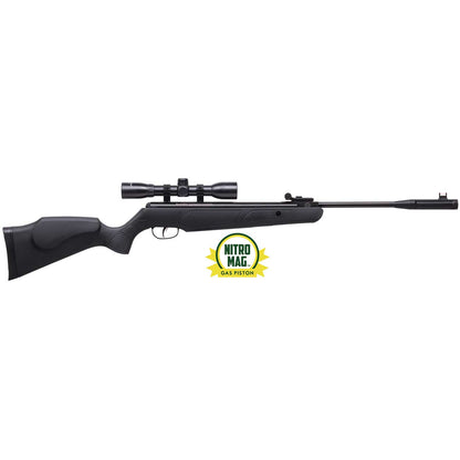 Crosman Remington Express Hunter .22cal Nitro Piston Powered Pellet Air Rifle with 4x32mm Scope (Blk