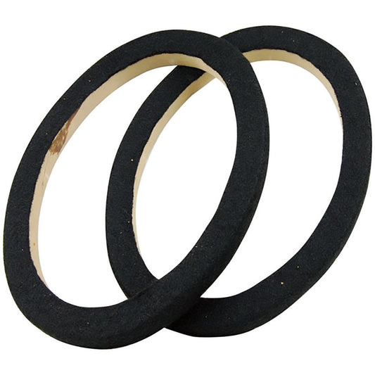 Nippon MDF Speaker Ring with Black Carpet: 6Ã—9â€³ x 5/8â€³ Extension (pair)