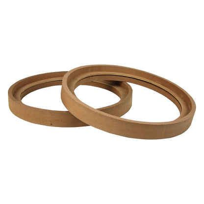 Nippon MDF Speaker Ring: 8â€³ - Recess with Bezel 1/2â€³ Extension (pair)