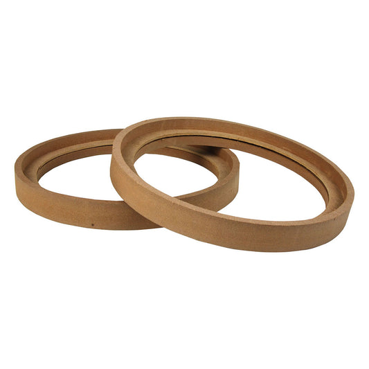 Nippon MDF Speaker Ring: 8â€³ - Recess with Bezel 1/2â€³ Extension (pair)