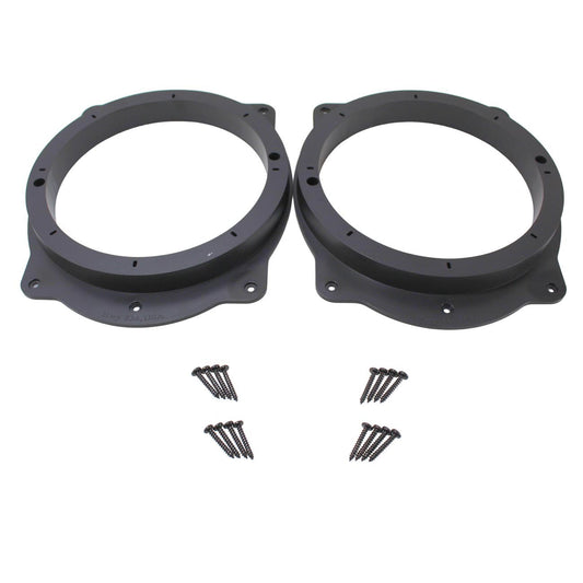Audiopipe - Toyota 6x9" to 8" E&E PVC Plastic Adapter Ring Spacer Black (Pair)