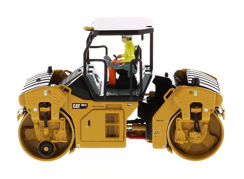 CAT Caterpillar CB-13 Tandem Vibratory Roller with ROPS (Roll Over Protective Structure) and Operator "High Line Series" 1/50 Diecast Model by Masters <h2>CAT Masters</h2> <p>High-quality car perfect