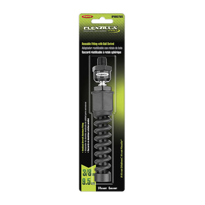 Flexzilla Pro Air Hose Reusable Fitting with Ball Swivel 3/8 in