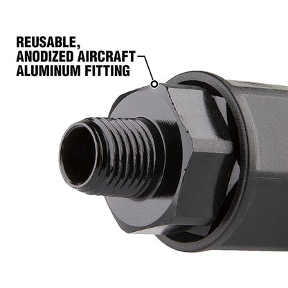Flexzilla Pro Air Hose Reusable Fitting with Ball Swivel 3/8 in