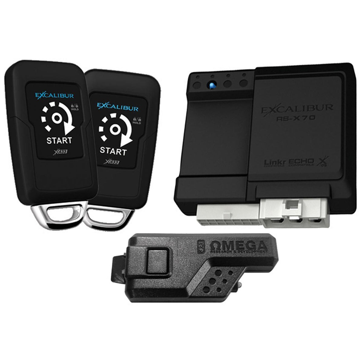 Excalibur 1500 Feet 1-Button Remote Start Keyless Entry System