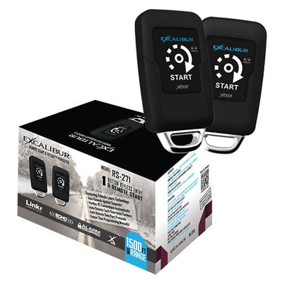 Excalibur 1500 Feet 1-Button Remote Start Keyless Entry System