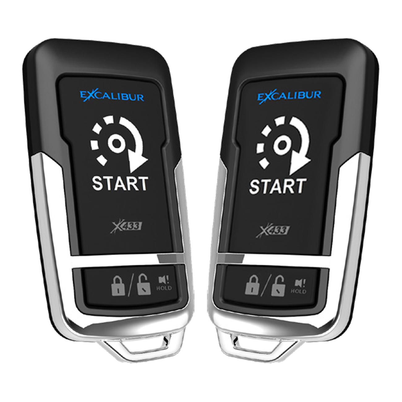 Excalibur 1500 Feet 1+1 Button Remote Start Keyless Entry System