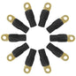 XScorpion Ring Terminal 1/0ga. - Black (10 pack)