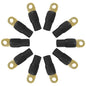 XScorpion Ring Terminal 1/0ga. - Black (10 pack)