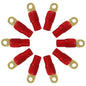 XScorpion Ring Terminal 1/0ga. - Red (10 pack)
