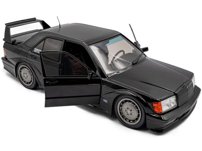 Mercedes Benz 190 Evolution II (W201) "Solido Works" Black 1/18 T&y Diecast Model Car by Solido