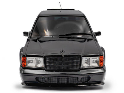 Mercedes Benz 190 Evolution II (W201) "Solido Works" Black 1/18 T&y Diecast Model Car by Solido