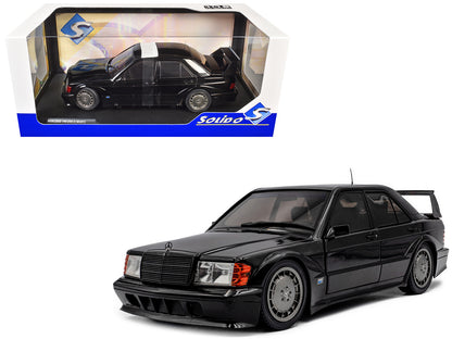 Mercedes Benz 190 Evolution II (W201) "Solido Works" Black 1/18 T&y Diecast Model Car by Solido