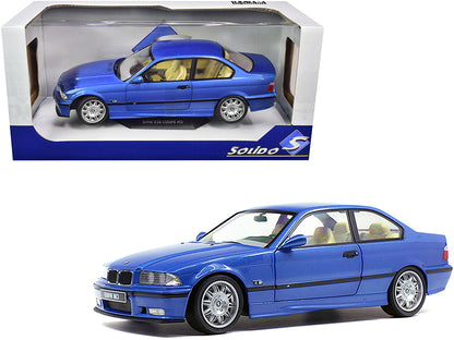 1994 BMW E36 M3 Blue Estoril Metallic 1/18 T&y Diecast Model Car by Solido