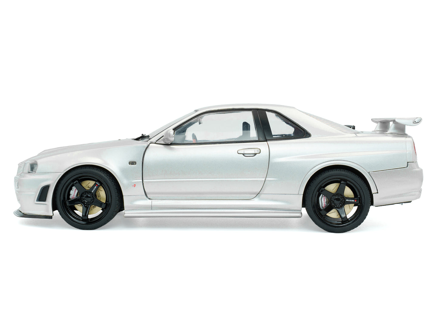 1999 Nissan Skyline GT-R (R34) Z-Tune RHD (Right Hand Drive) Silver Metallic 1/18 Diecast Model Car by Solido