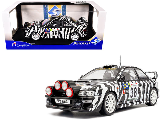 Subaru Impreza S5 WRC99 #38 Nigel Heath - Steve Lancaster "Rallye de Portugal" (2001) "Competition" Series 1/18 T&y Diecast Model Car by Solido