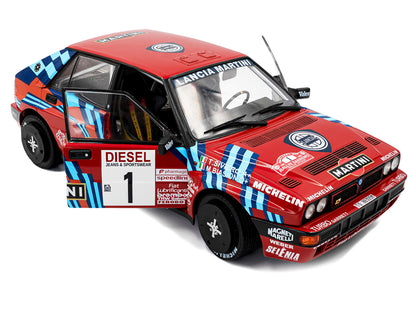 Lancia Delta HF Integrale #1 Miki Biasion - 1/18 Diecast Model Car - Solido