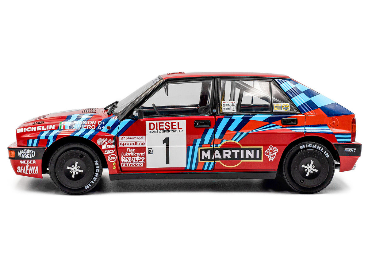 Lancia Delta HF Integrale #1 Miki Biasion - 1/18 Diecast Model Car - Solido
