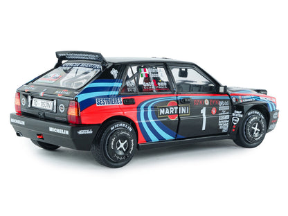 Lancia Delta HF Integrale #1 A. Sacco - A. Ollero "Miki Biasion Martini Racing Rallye Monte Carlo 1990 Tribute" FIA Historic Rally (2026) "Competition" Series 1/18 Diecast Model Car by Solido