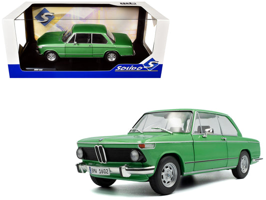 1971 BMW 1602 Taiga Green Metallic 1/18 T&y Diecast Model Car by Solido