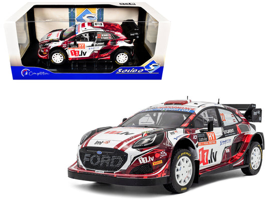 Ford Puma Rally1 #22 Martins Sesks - Renars Francis "Rally Latvia" (2024) "Competition" Series 1/18 T&y Diecast Model Car by Solido