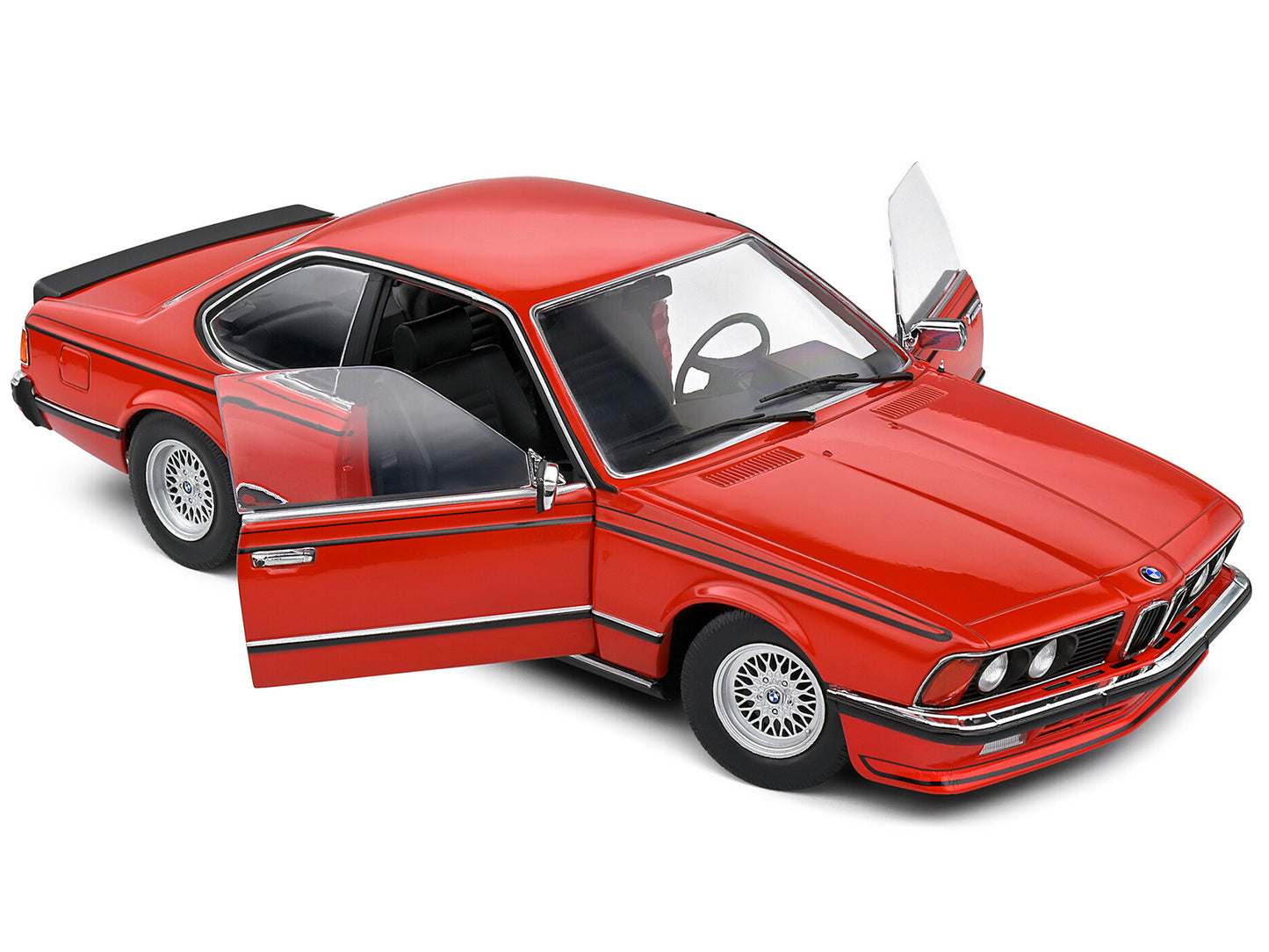 1984 BMW 635 CSI (E24) Henna Red 1/18 T&y Diecast Model Car by Solido