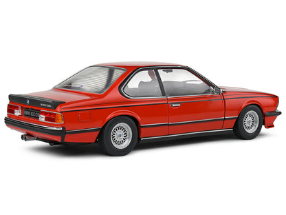 1984 BMW 635 CSI (E24) Henna Red 1/18 T&y Diecast Model Car by Solido