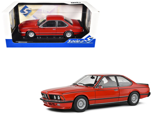 1984 BMW 635 CSI (E24) Henna Red 1/18 T&y Diecast Model Car by Solido
