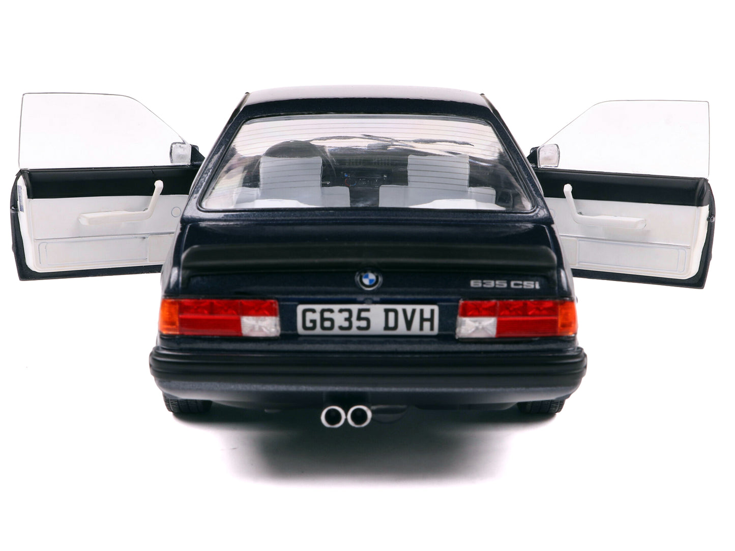 1984 BMW 635 CSI (E24) Macau Blue Metallic 1/18 Diecast Model Car by Solido