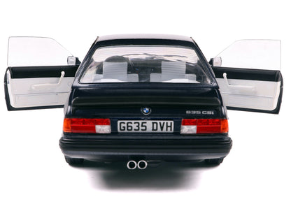 1984 BMW 635 CSI (E24) Macau Blue Metallic 1/18 Diecast Model Car by Solido